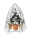 Plantehotell minidrivhus vinterbeskyttelse H183 cm